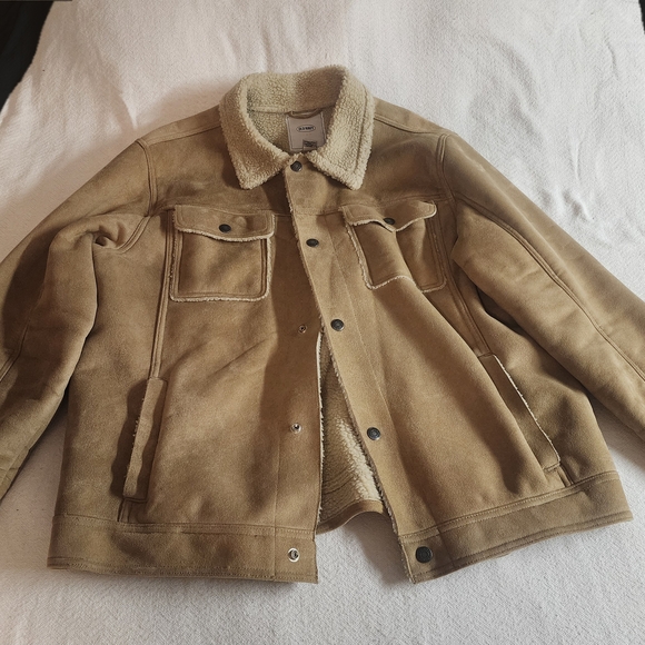 Old Navy Other - Old Navy Men's Tan Shearling Jacket